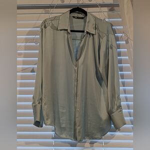 Zara Silky Blouse